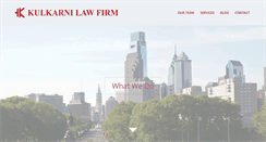 Desktop Screenshot of kulkarnilawfirm.com